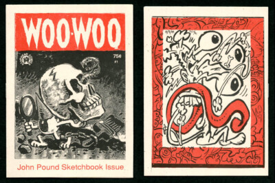 Woo-Woo John Pound Sketchbook Issue #1 Starhead Comix Mini Comics 1996 MINT NEW