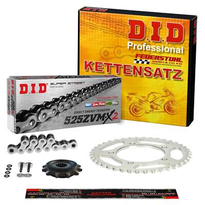 Kettensatz Yamaha FZR 750 R (2TT) 87-88, DID SUPER verstärkt SILBER, X-Ring, G