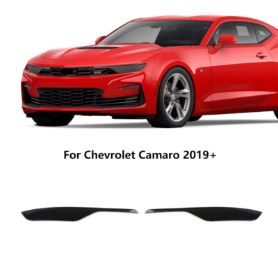 Red Front Headlight Lamp Cover Trim – Fits 2019+ Chevrolet Camaro (2PCS)