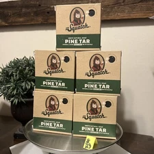 5x Dr. Squatch Men's Natural Bar Soap Pine Tar Scent With Oatmeal And Sand Grit