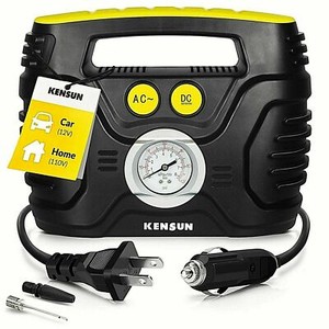 Air Compresseur Car Pneu gonflable portable analogique KC-H Électrique Air pompe 12V 110V