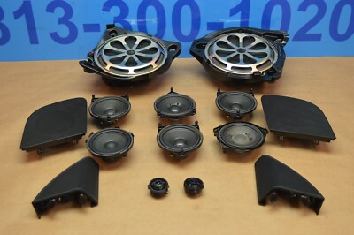 2020 W205 MERCEDES C63 AMG SEDAN FULL SPEAKER SET OF 14 BURMESTER SPEAKERS 