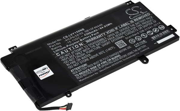 Akku Kompatibel Mit Lenovo Typ SB10F46446 15,1V 4300Mah/65Wh Li-Polymer Schwarz-image