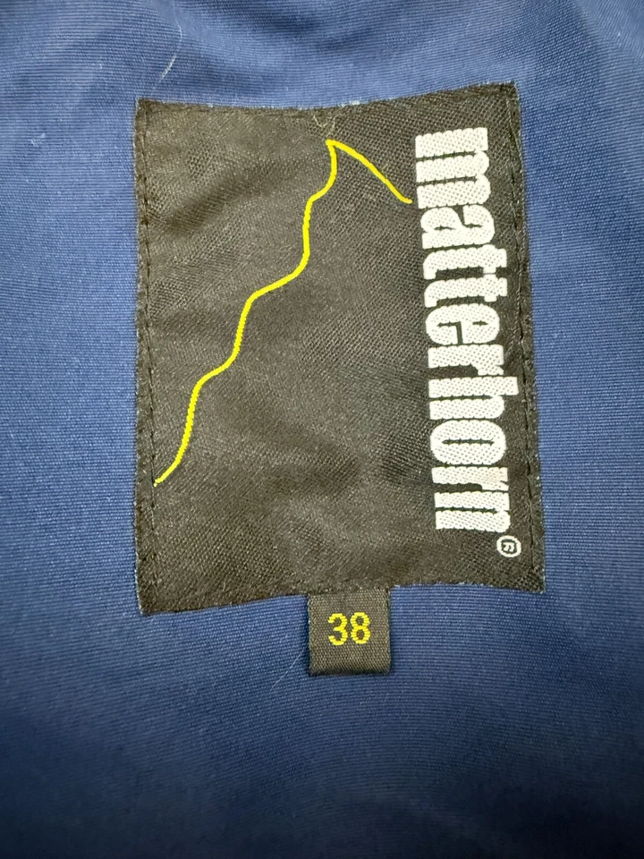 Chaqueta Matterhorn Husqvarna para mujer azul 38 Reino Unido talla 10 Reino Unido mediana Foto 3 de 4