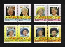 British Virgin Islands 1985 Life & Times of Queen Mother (SG 579A-586A) MNH