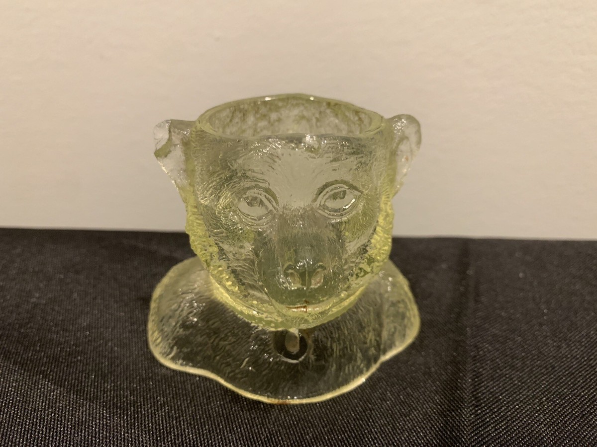 Uranium Vaseline Toothpick Holder Very Rare 1800's Richard