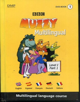 2005 MUZZY MULTILINGUAL 1 - BBC - DVD BOOK