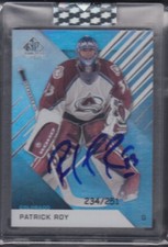 PATRICK ROY, 2019 SP Game Used Auto Buyback, /251