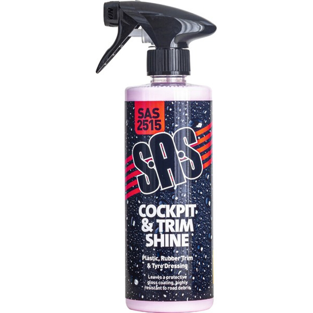 Cockpit & Trim Shine SAS 500ml Trigger Spray Fast Drying SAS2515A