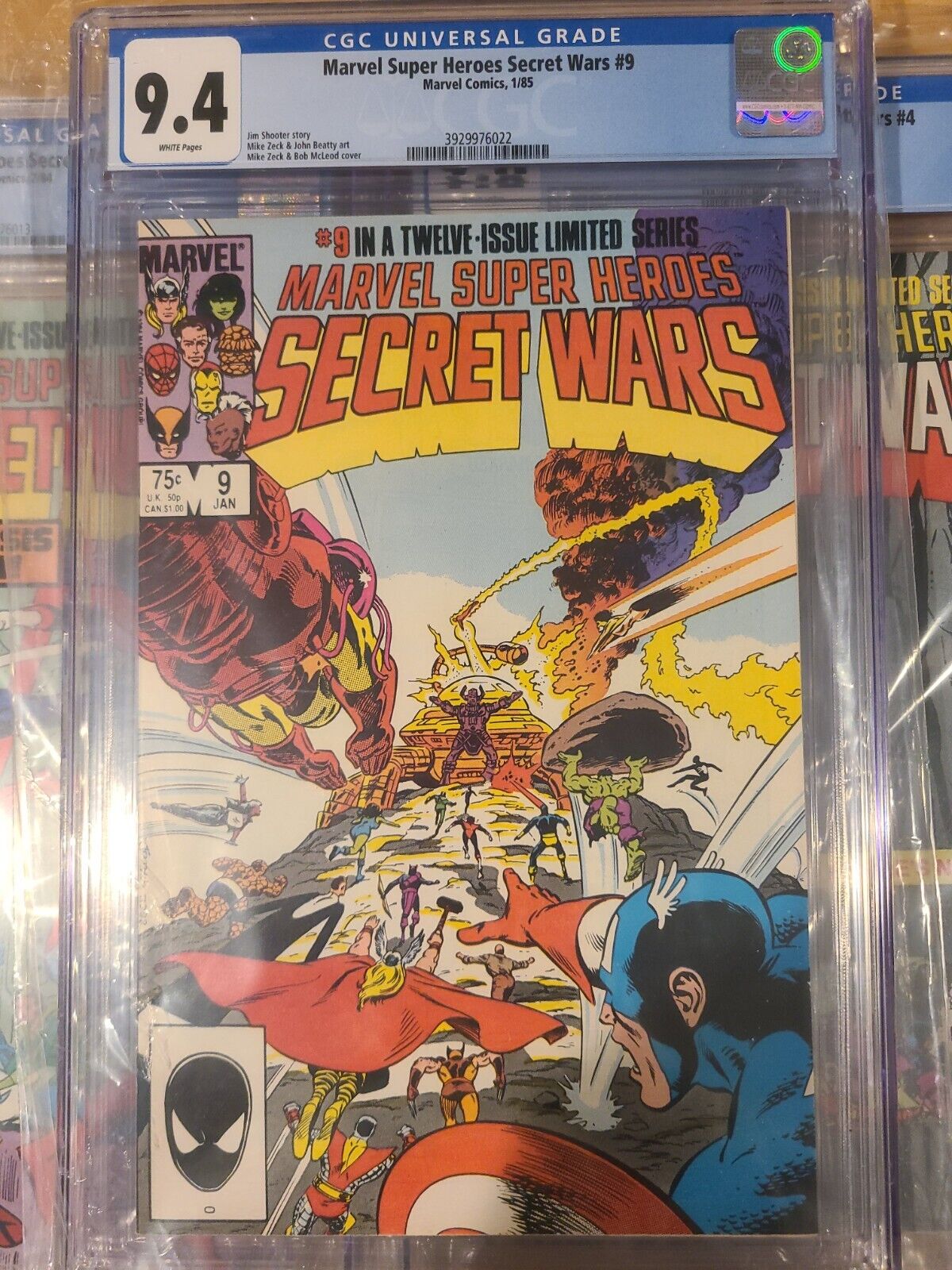 MIKE ZECK MARVEL SUPER-HEROES SECRET WARS #11 PAGE (1985, BRING ON THE BAD  GUYS; JOHN BEATTY INKS) , in ComicLINK.Com Auctions's CLOSED - 11-12/2023 -  FALL FEATURED AUCTION HIGHLIGHTS GALLERY - ENDED