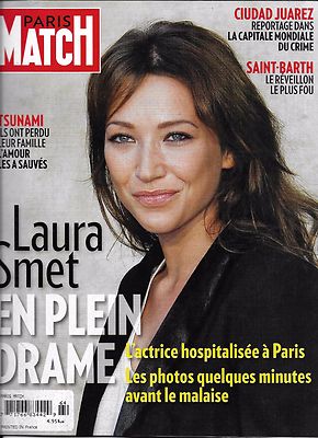 Paris Match Magazine Laura Smet Saint Barth Juarez Mexico Sebastien Chabal 