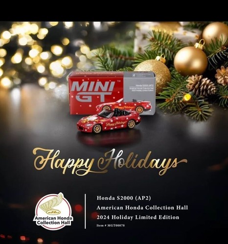 Mini GT Honda S2000 AP2 American Honda Collection Hall 2024 Holiday Edition. - Bild 5 von 5