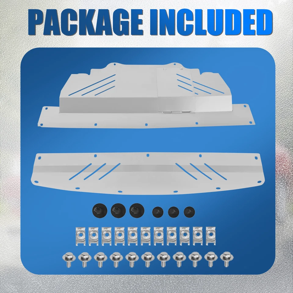 Protector contra salpicaduras de motor para Infiniti G37 G35 2007-2016 placa de deslizamiento debajo de la cubierta de la bandeja Foto 4 de 4