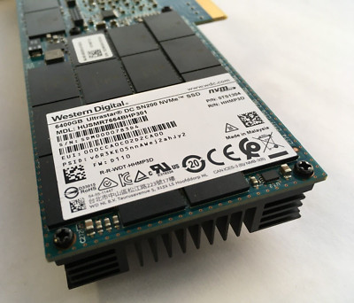 WD ULTRASTAR DC SN200 6.4TB SSD PCIE NVME HUSMR7664BHP301 *97