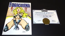 DRACULINA # 1  SKETCH VARIANT   (2021 DYNAMITE ) ORIGINAL ART.