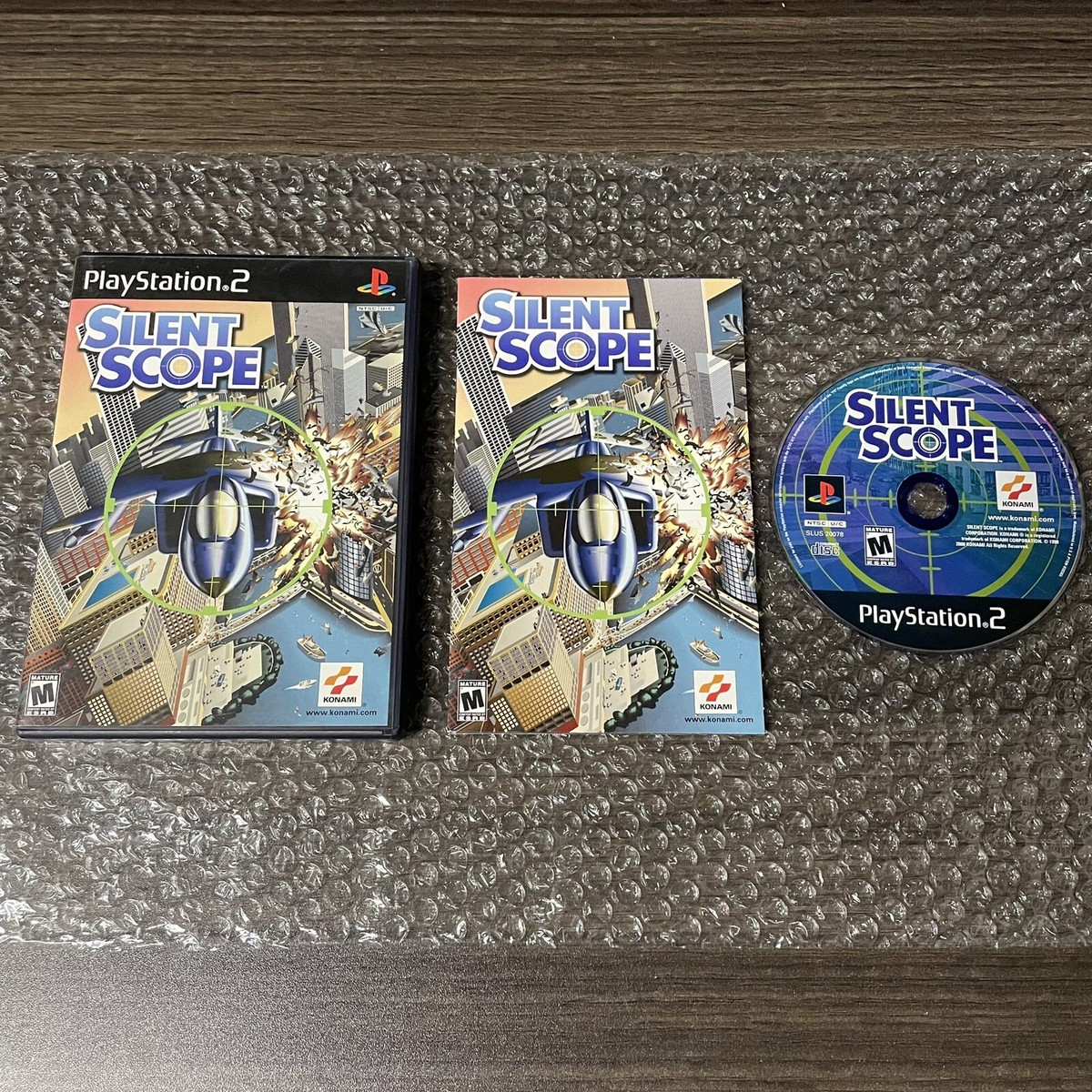 Silent Scope PlayStation 2 PS2 COMPLETE Disc+Case+Manual+Reg