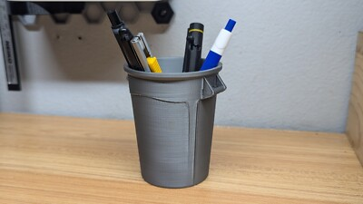#ad Mini Trash Can Pen Cup Brute Style Desk Toy 1 10 Scale $8.00