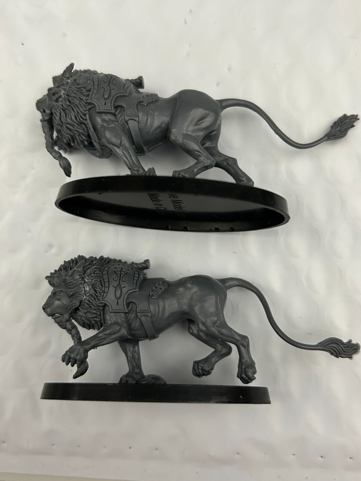 Warhammer Age of Sigmar High Elf White Lions (both sculpts) Assembled No Paint