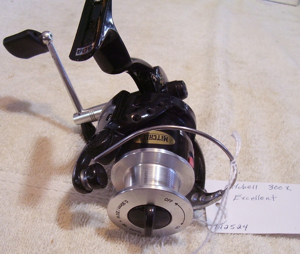 012525 VINTAGE MITCHELL 300X REEL SEE REEL TAG NICE WORKING