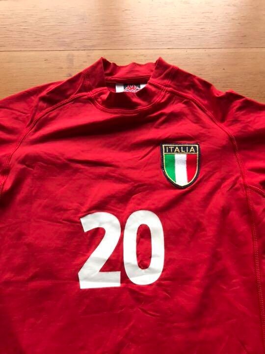 Totti 20 S ITALY 2000-2002 Red Maglia Shirt Jersey Vintage Kappa