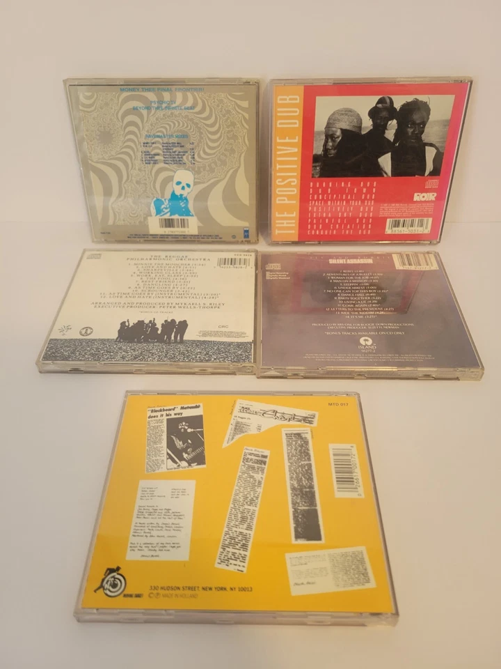 Reggae Dub CD Lot Of 5 Black Uhuru Psychic TV Dennis Bovell Foto 2 de 4