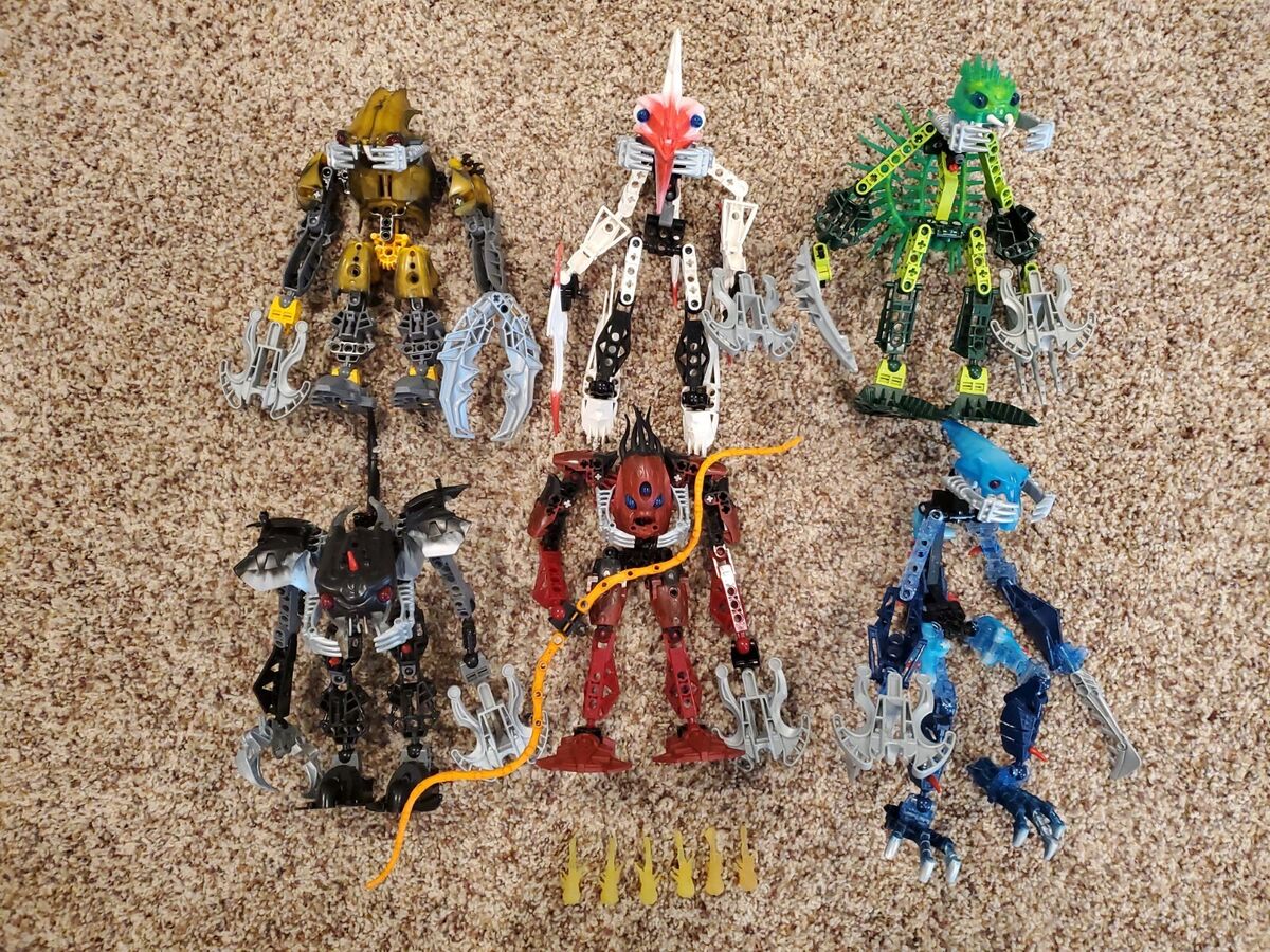Lego Bionicle Barraki Set Of 6