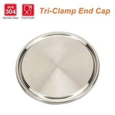 Tri-Clamp Stainless Steel 304 Sanitary End Cap (3/4" - 4")