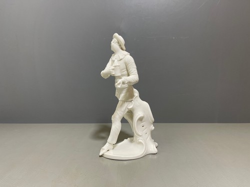 Nymphenburg Figur Pierrot mit Laterne Weiss Modell 54 Bustelli 1.Wahl H:20,7cm - Bild 4 von 23