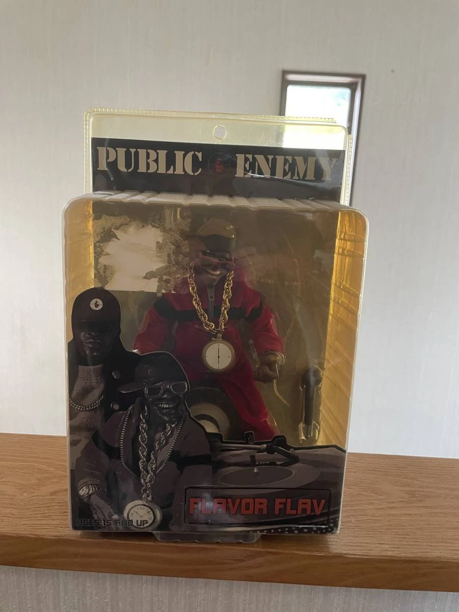 Public Enemy Falvor Flav Inch Figure Hiphop Chuck Old