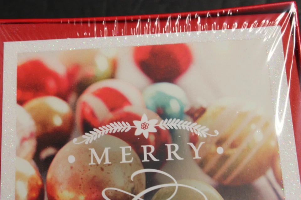 Paquete de 40 tarjetas de temporada de vacaciones de feliz Navidad sello Foto 3 de 4