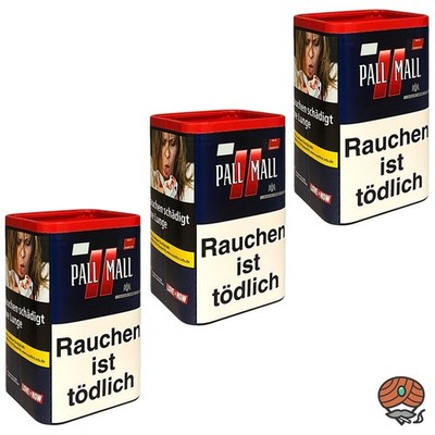 Pall Mall Red Volumentabak / Tabak XXL Dose 3x 71g