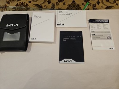 2023 KIA TELLURIDE OWNERS MANUAL USER GUIDE BOOK W/ CASE OEM Freeship 