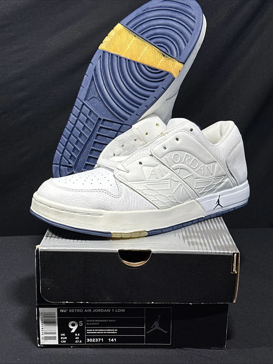 Nike Jordan nu Retro 1 low（新品） Jordan 1 Nu Retro Low Navy for Sale | Authenticity Guaranteed | eBay