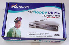 Memorex External USB 3 1/2 Floppy Drive NEW SEALED