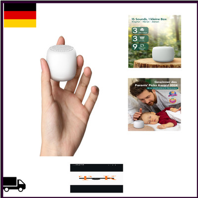Rauschmaschine Babelio Mini Soundmaschine 15 Sounds Timer Tragbar