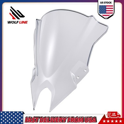 WOLFLINE Windshield for Kawasaki Ninja 500 2024-2026 Light Smoke Windscreen