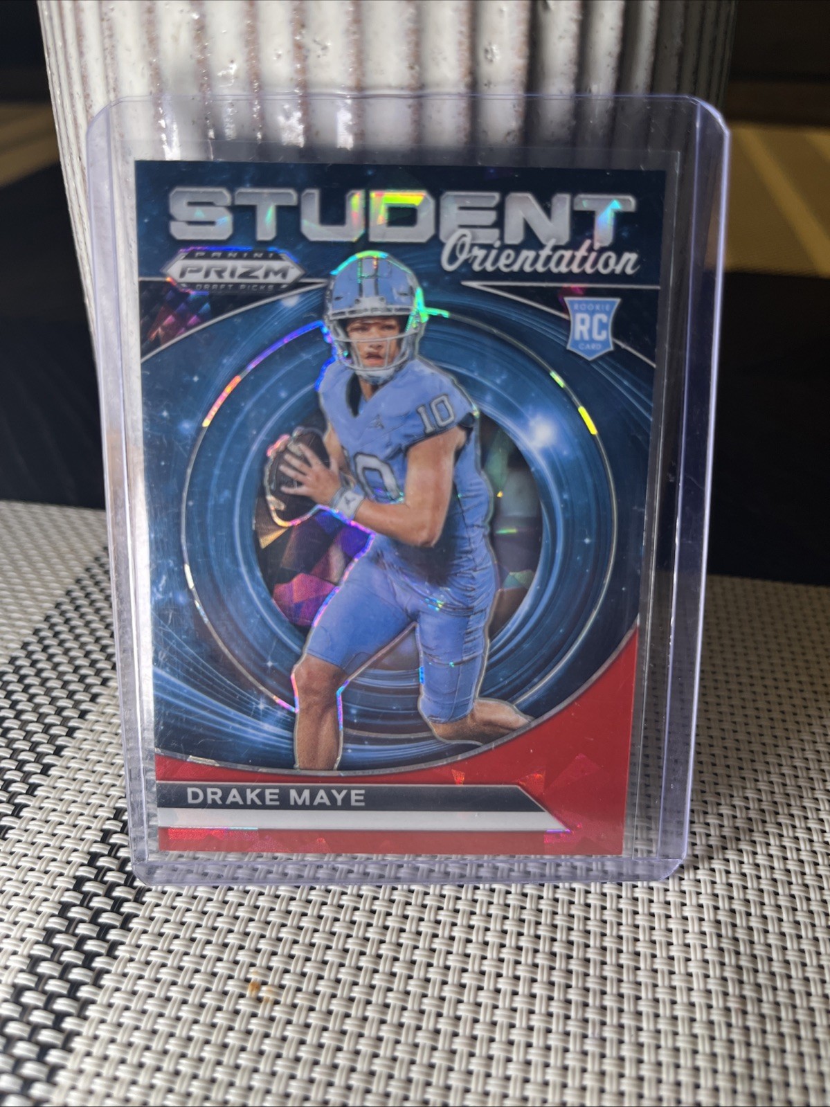 2024 Panini Prizm Draft Picks - Student Orientation Drake Maye #SO-DM Red Ice