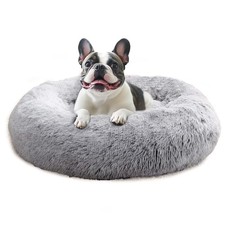 Calming Dog Bed Medium Size Dog, Anti-Anxiety Donut Medium Dog Bed, 31 inches...
