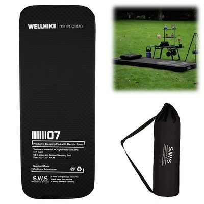 Single Automatic Inflatable Mat with Pump for Outdoor Backpacking Hiking Beach