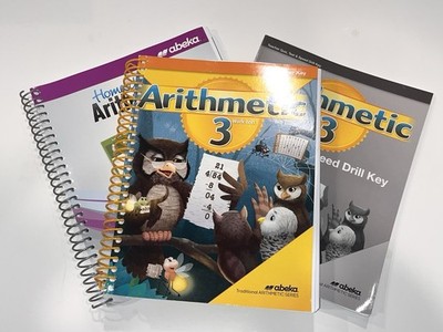 Abeka Homeschool Arithmetic Grade 3 Curriculum Math