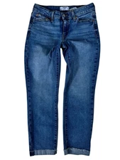Denizen From Levi's Blue Med. Wash Mid-Rise Boyfriend Denim Jeans Women's Size 6