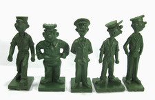 Vintage 1964 Camp Swampy Beetle Bailey Sarge General Zero  Killer Figures
