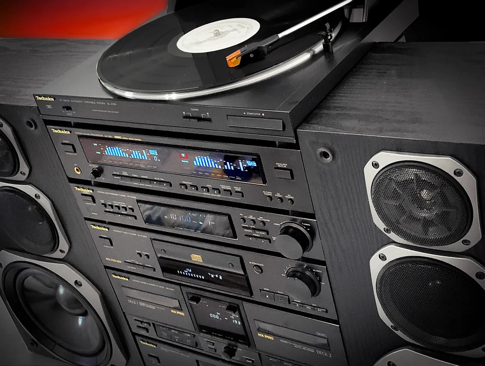 TECHNICS Hi-Fi TOWER 🌈RaRe🌈 Premium Vintage Stereo Component System - Image 3 of 4