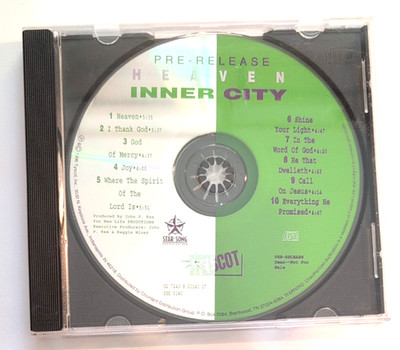 Inner City: PROMO CD - Heaven Pre-Release (1996 Tyscot Inc)