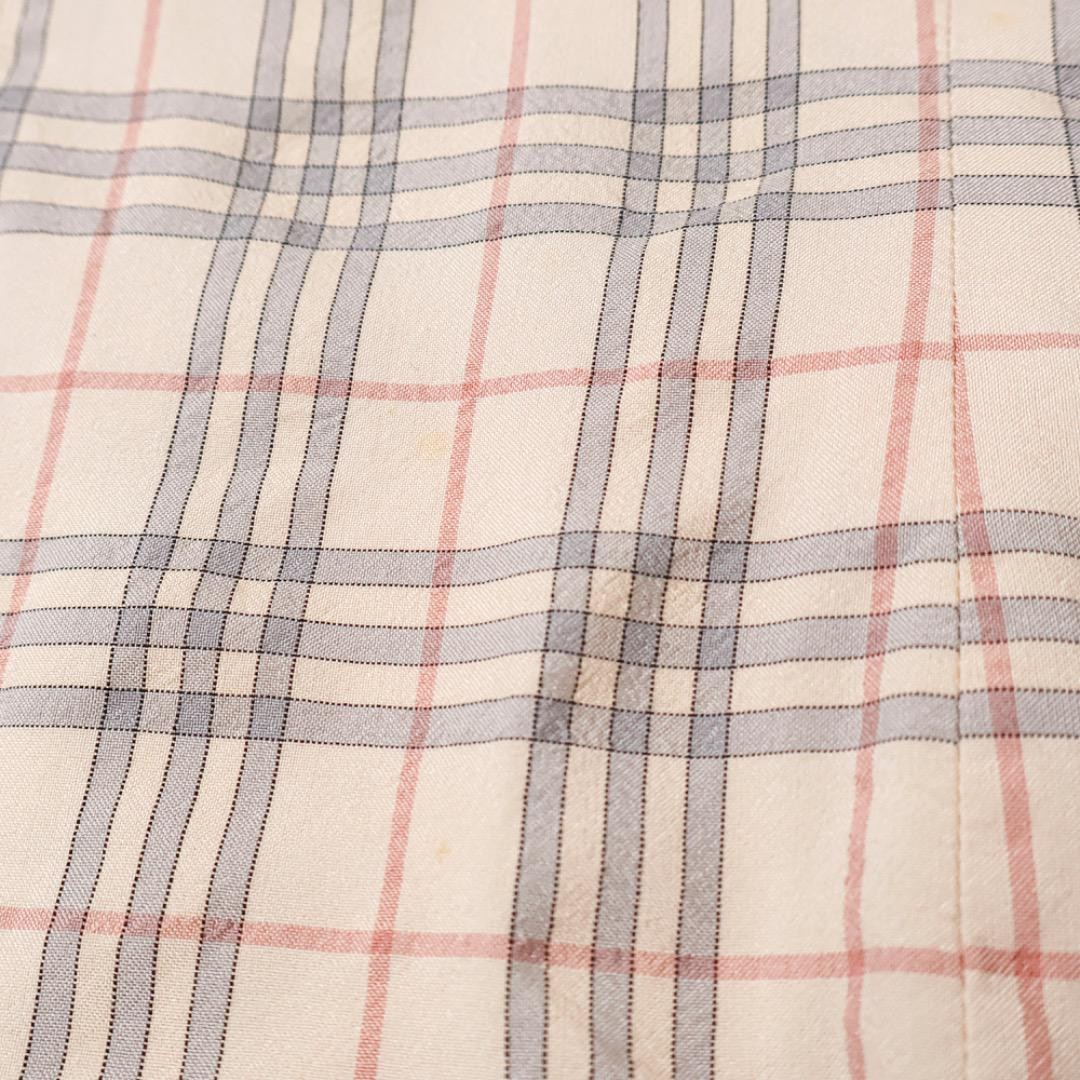 Burberry Jacket Outerwear Beige 100% Silk Size 6 For Women thumbnail 11