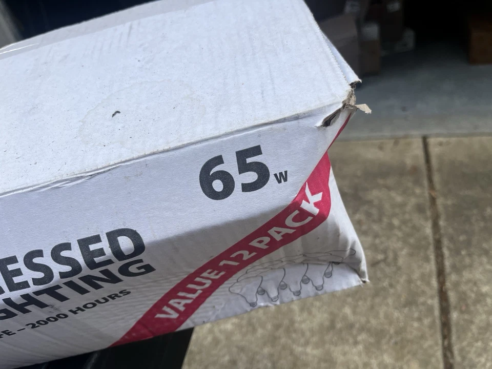 Feit BR 40 65W Indoor Flood Light Bulbs White Pack of 12 **BOX DAMAGE** - Image 2 of 4