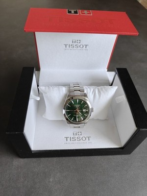 Tissot Gentleman Powermatic 80 Silicium Grün T127.407.11.091.01 Full Set