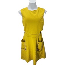 Women's Sleeveless Open Back Bodycon Dress L Slim Fit Maltida by True Love NEW