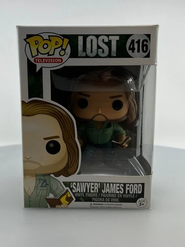 Funko POP! Television Lost Sawyer #416 Vinyl Figure DAMAGED BOX SEE PICS