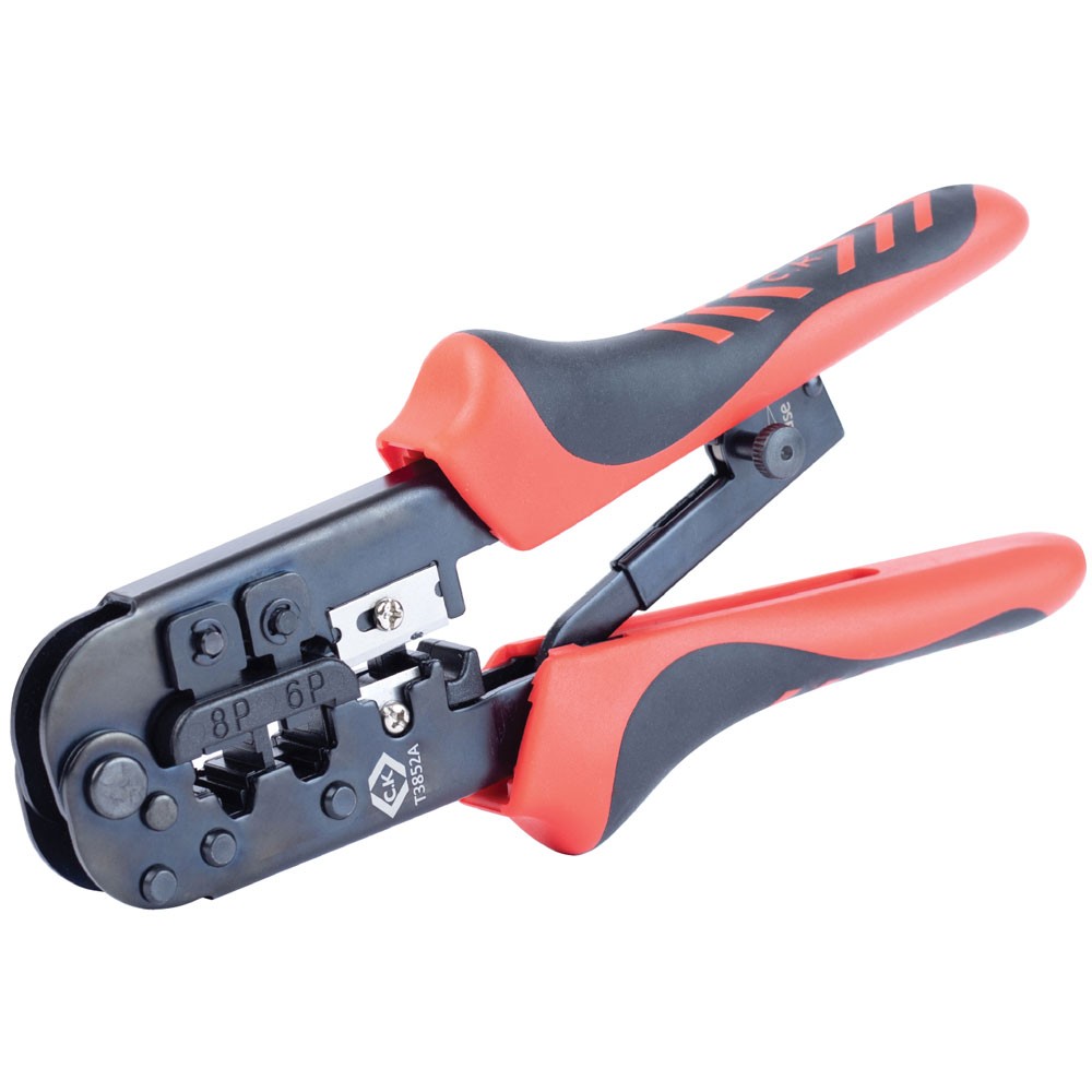 CK Tools Ratchet Crimping Pliers For Modular Plugs 6/8P